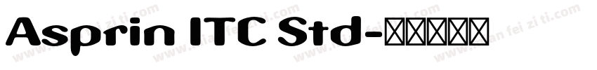Asprin ITC Std字体转换